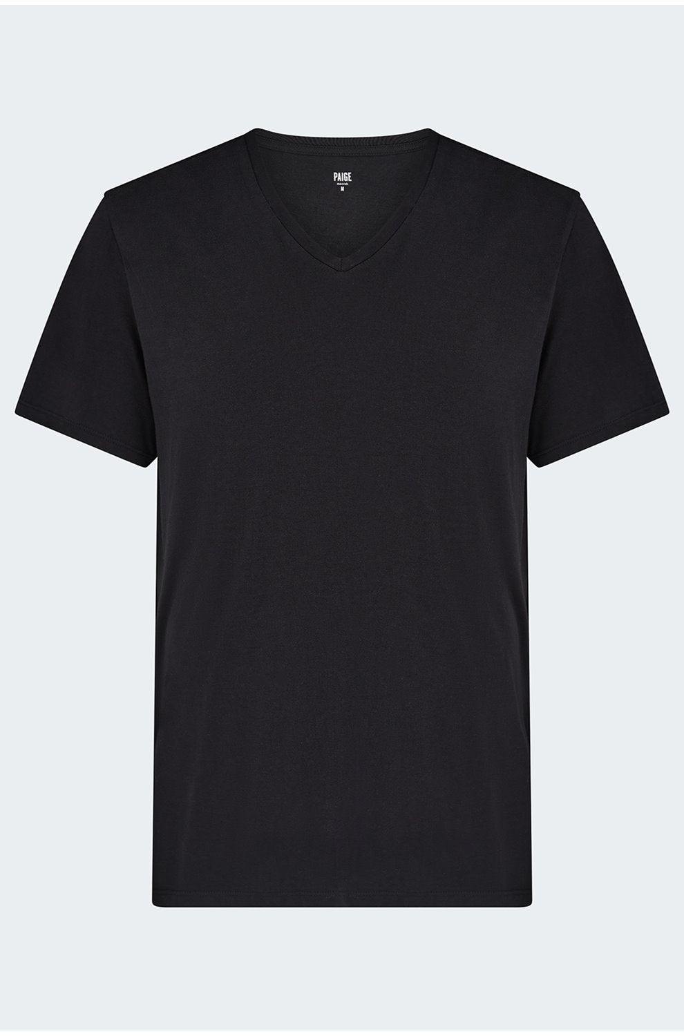 Restin V Neck T-Shirt in Black