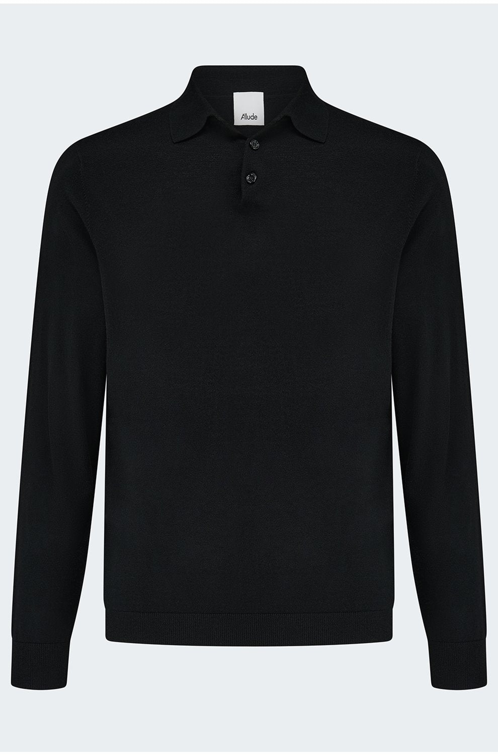 Poloneck Sweater in Black