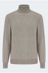 Cashmere Turtleneck Sweater in Fresh Pepper