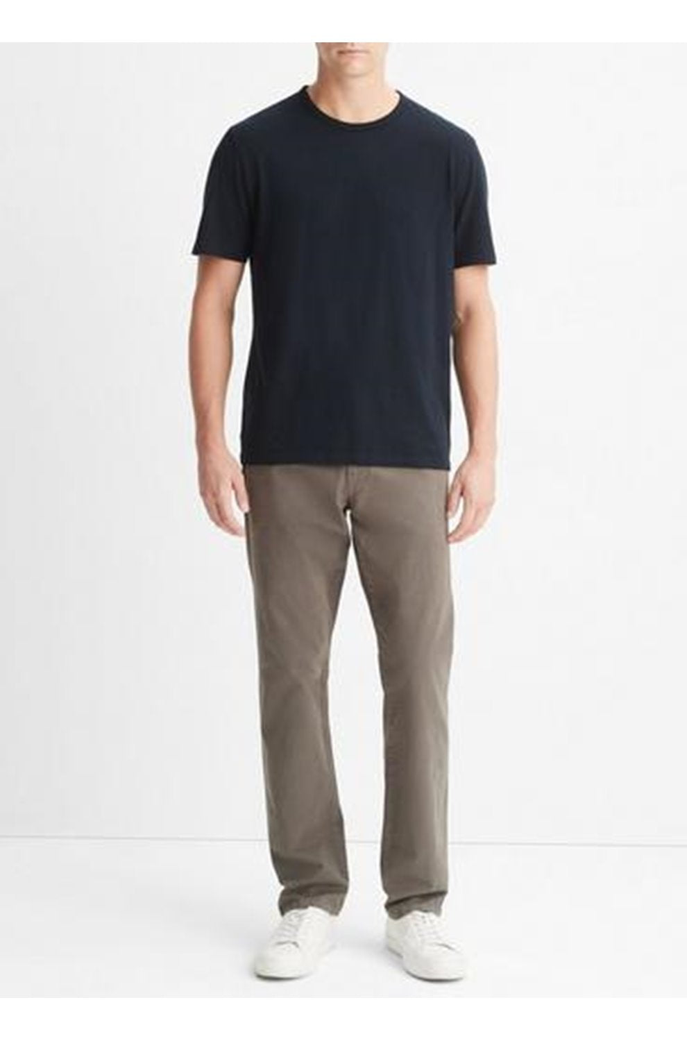 Garment Dye Cotton T-Shirt in Coastal