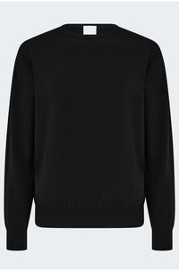 Crew Neck Sweater in Black