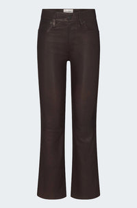 The Reboot Crop in Leather Truffle