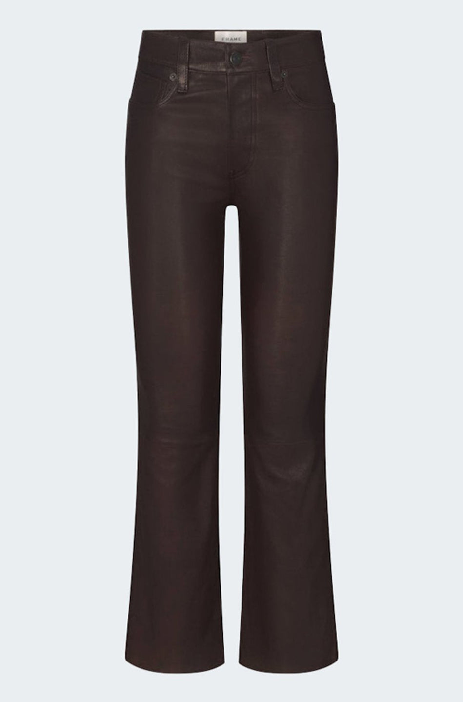 The Reboot Crop in Leather Truffle