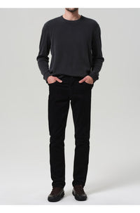 Elijah Straight Jean in Black Cord