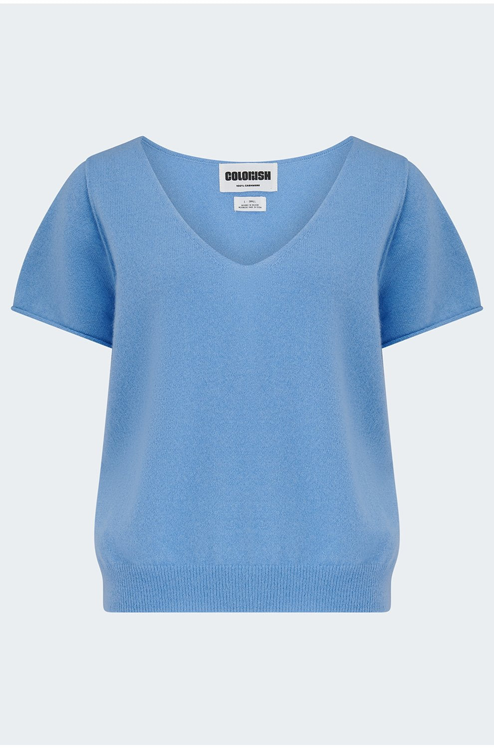 Biarritz Knitted Tee in Blue