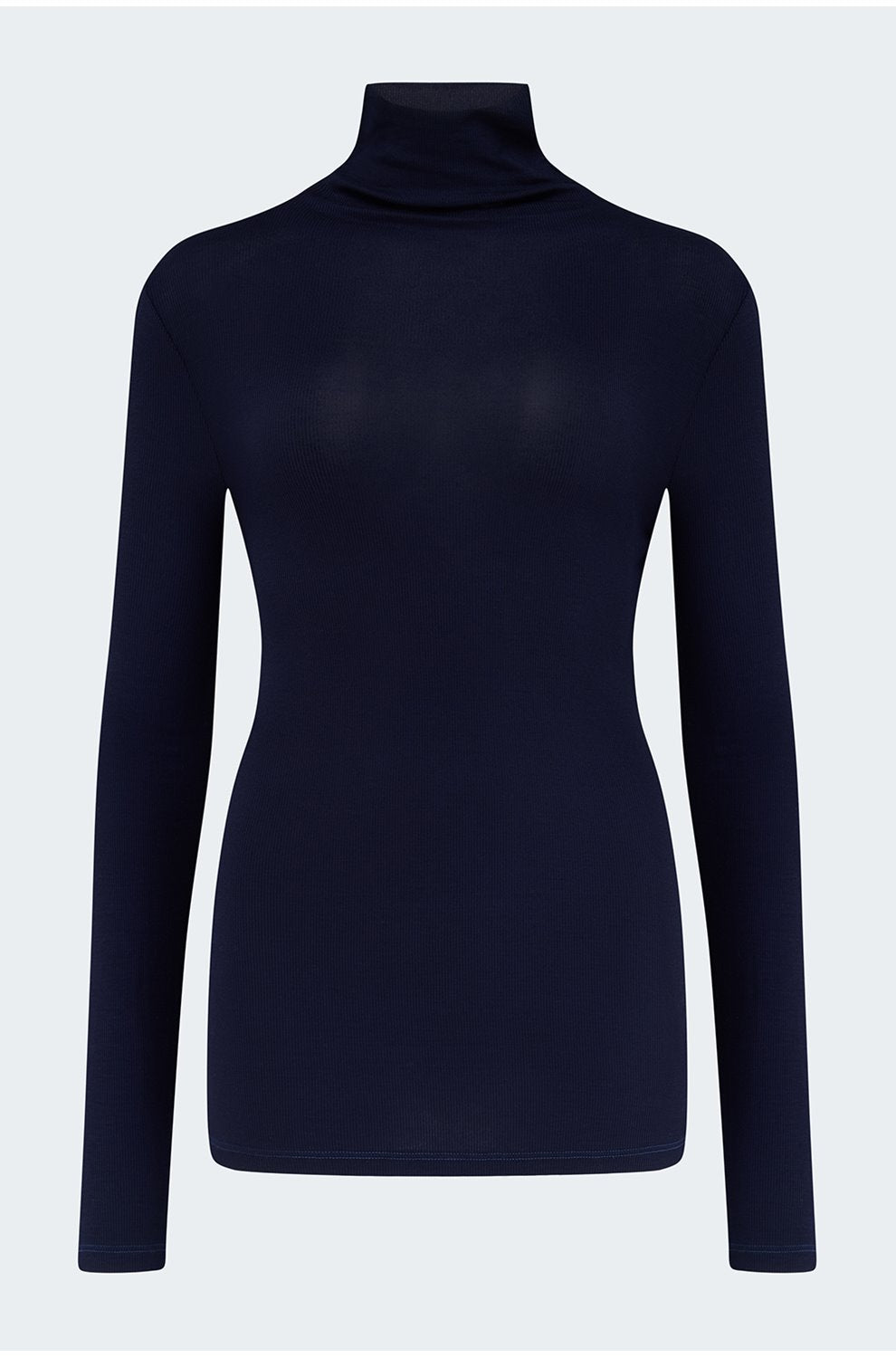 Chels Turtleneck Top in Deep Trenches