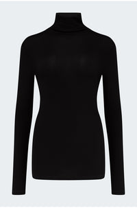 Chels Turtleneck in Super Black