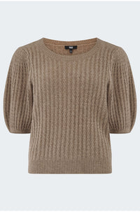 Lucerne Top in Heather Brown