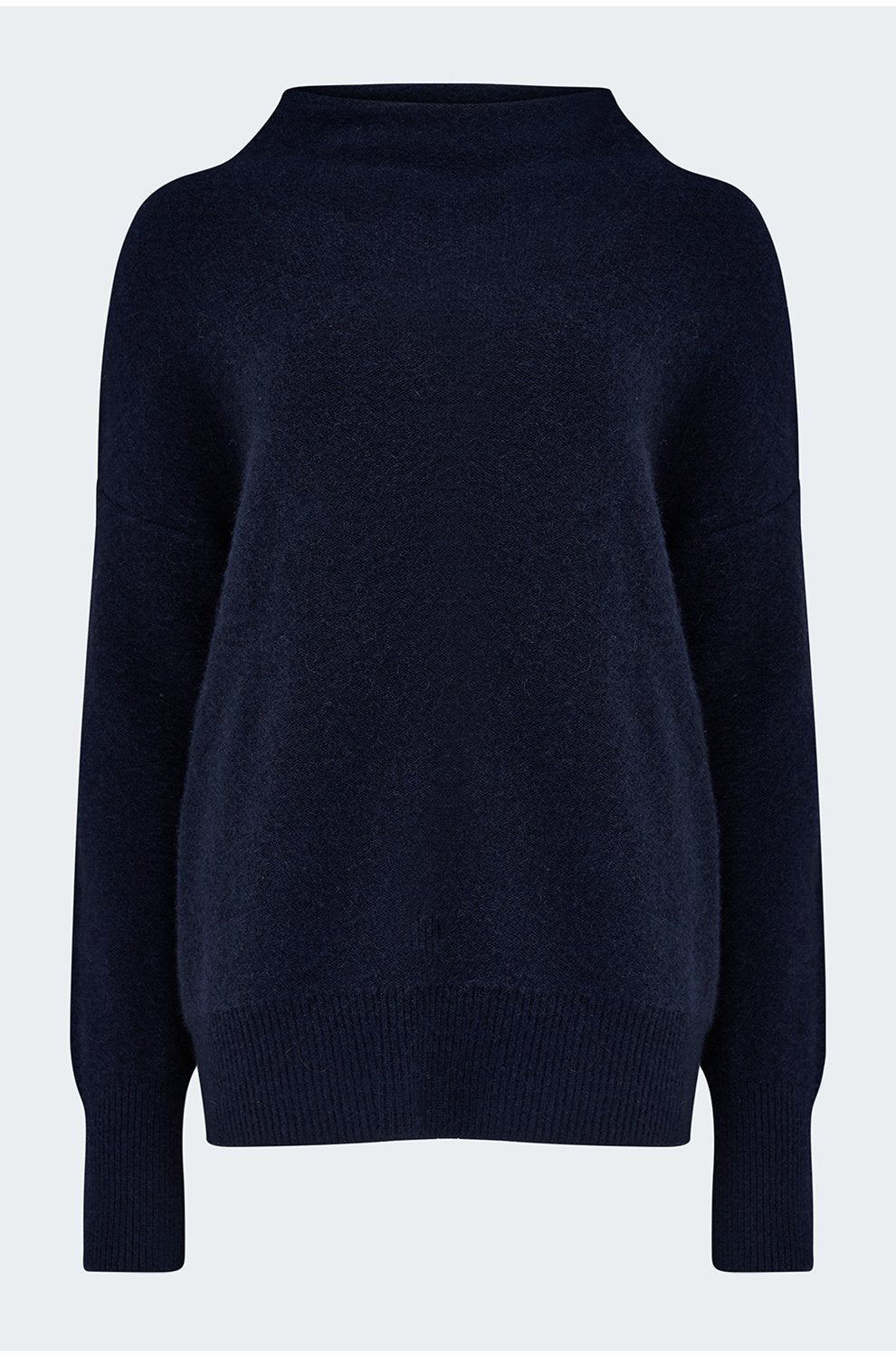 Boiled Funnel Neck Pullover In Coastal