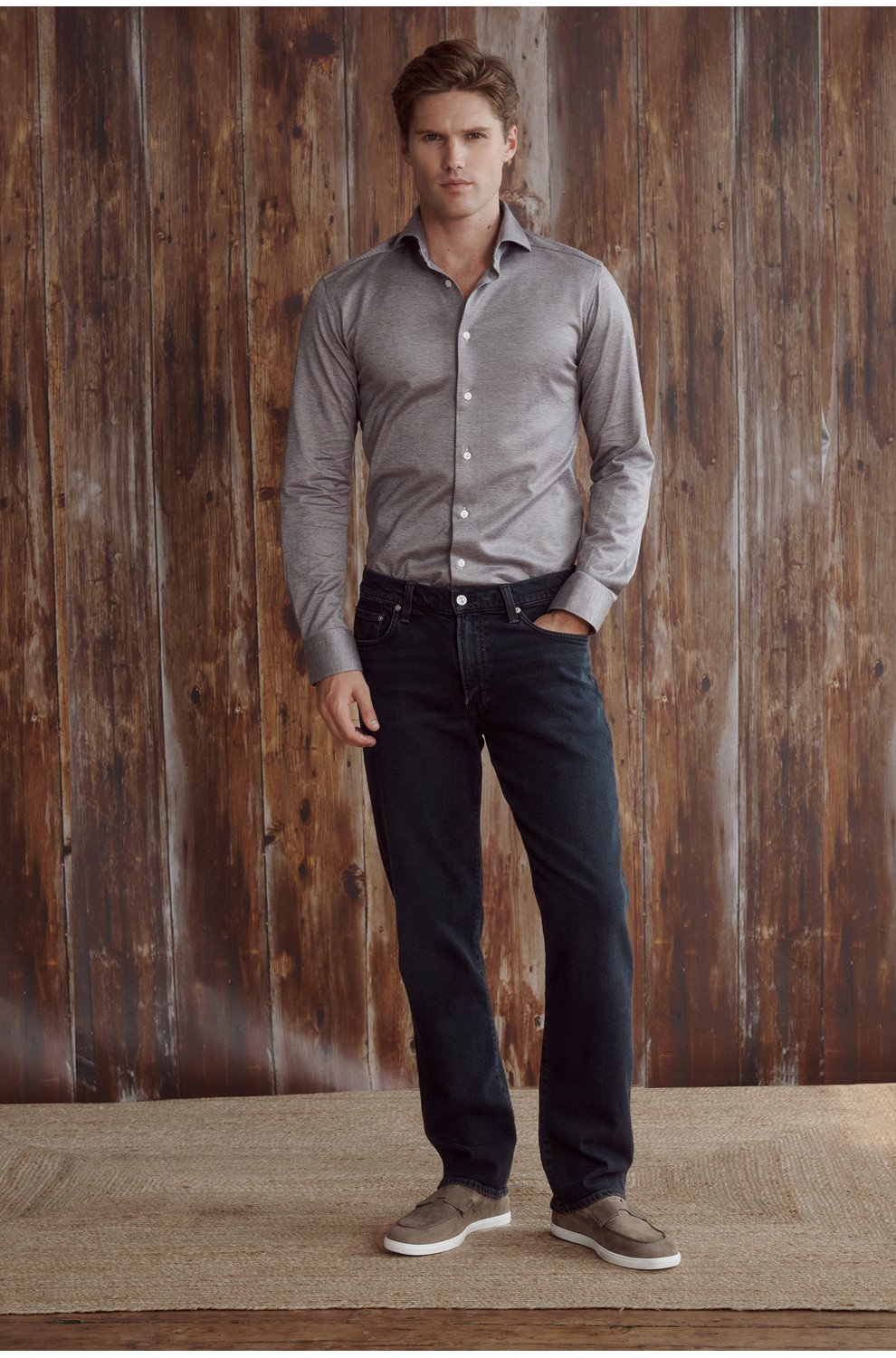 Elijah Straight Jean in Vidros