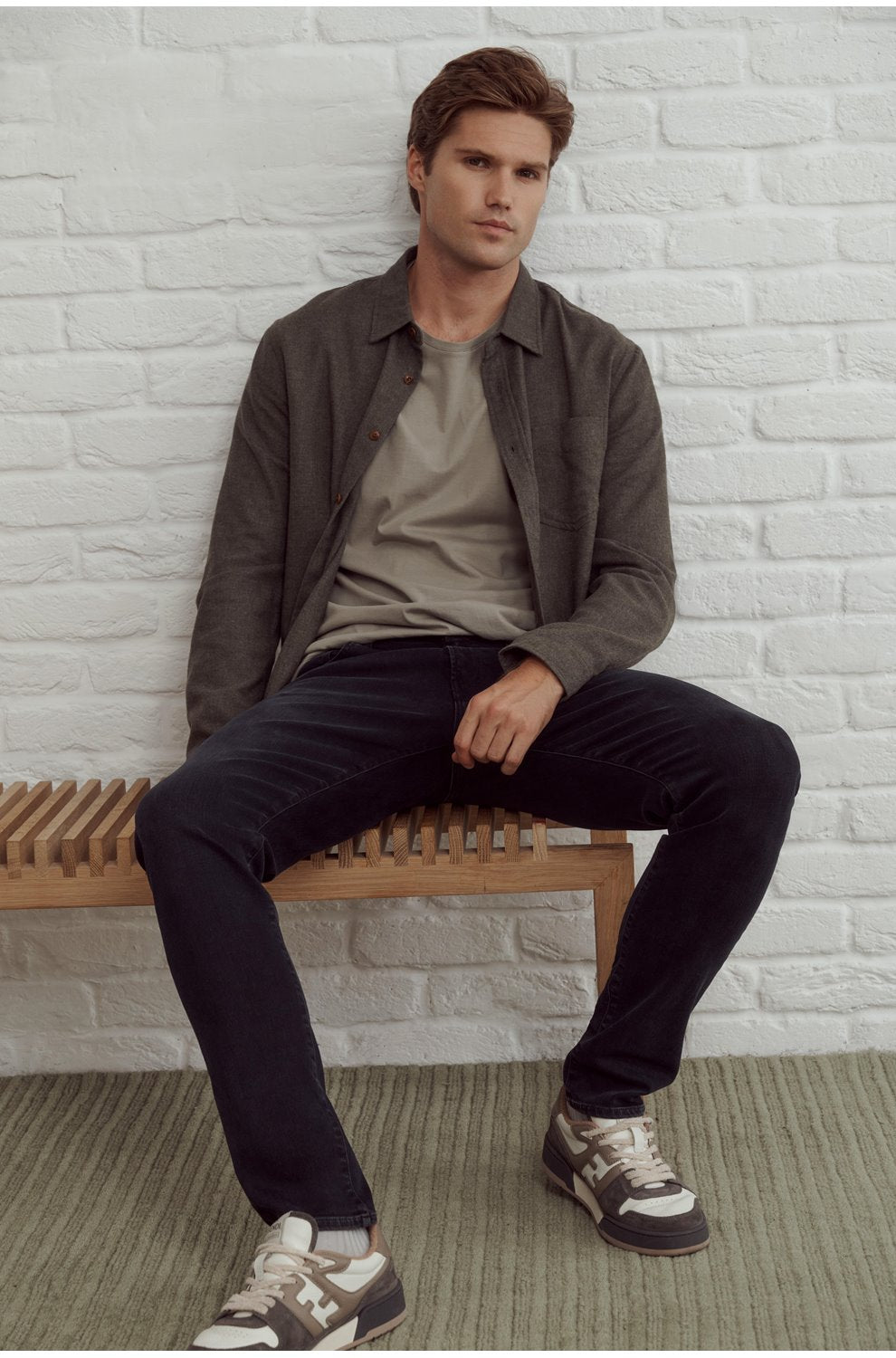 Runson Shirt in Hunter Green