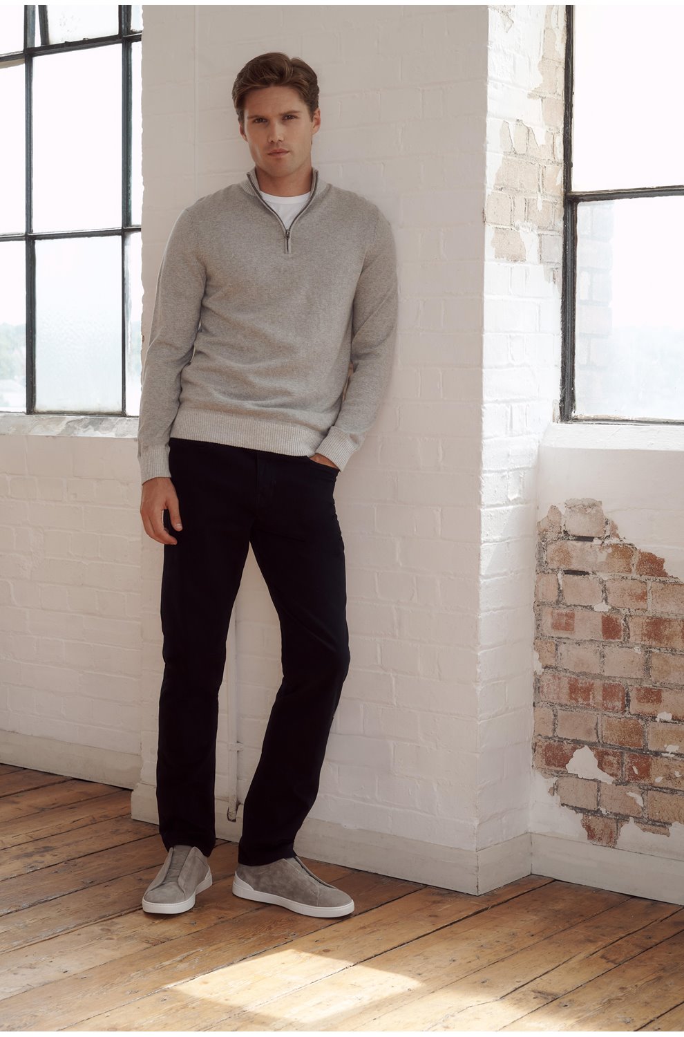 Dylan Chino Pant in Coastal