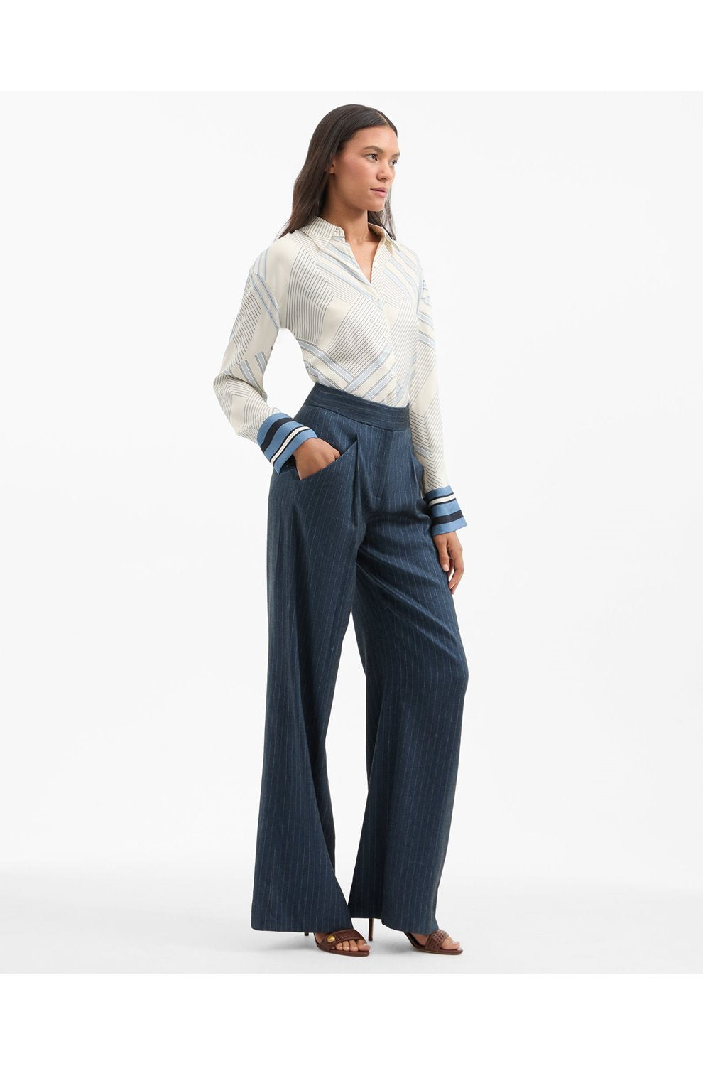 Rimini Pant In Blue Dove
