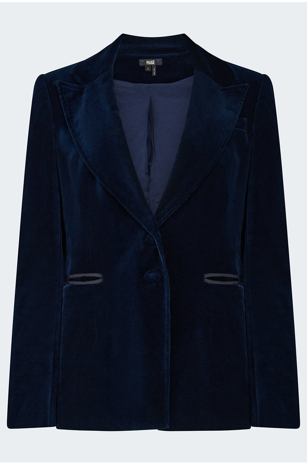 Chelsee Blazer in Navy Velvet