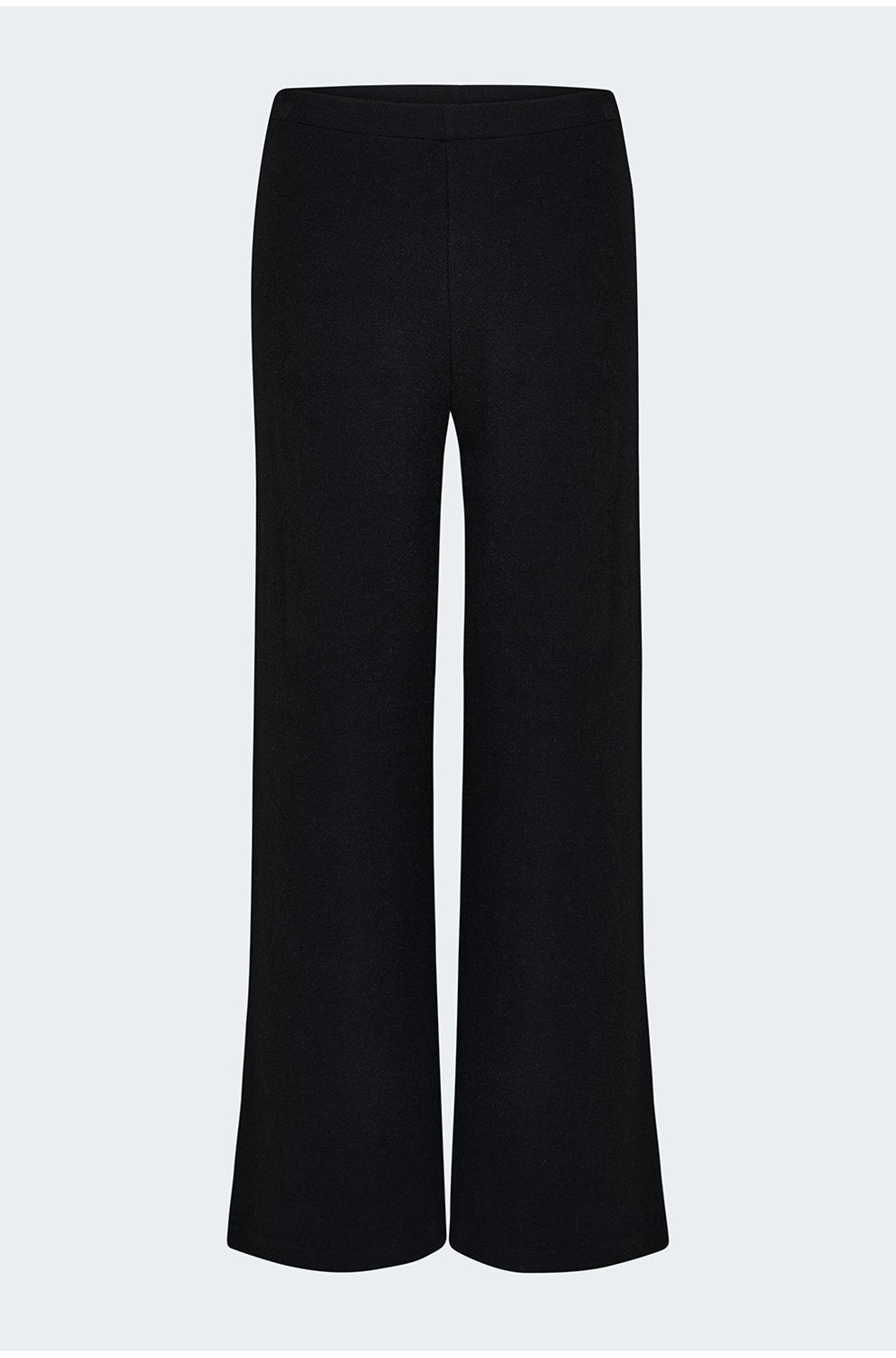 Cozy Wide Leg Pant In Black