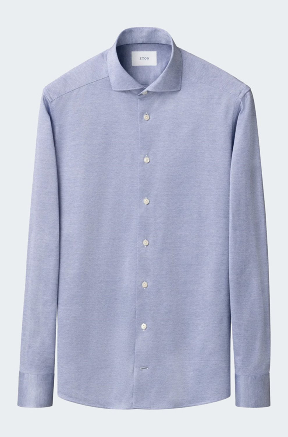 Filo Di Scozia Shirt in Mid Blue