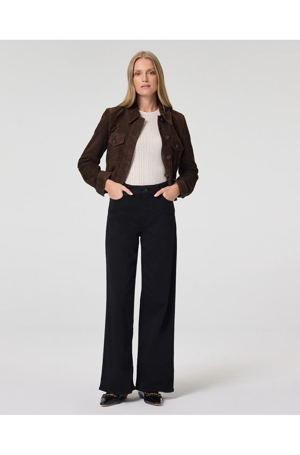 Anessa 31 Wide Jean In Black Shadow