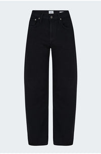 Miro Long Jean in Solid Black