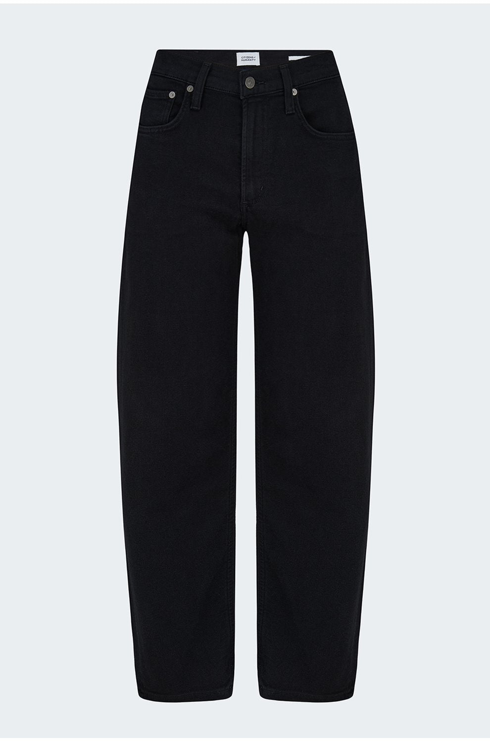 Miro Long Jean in Solid Black