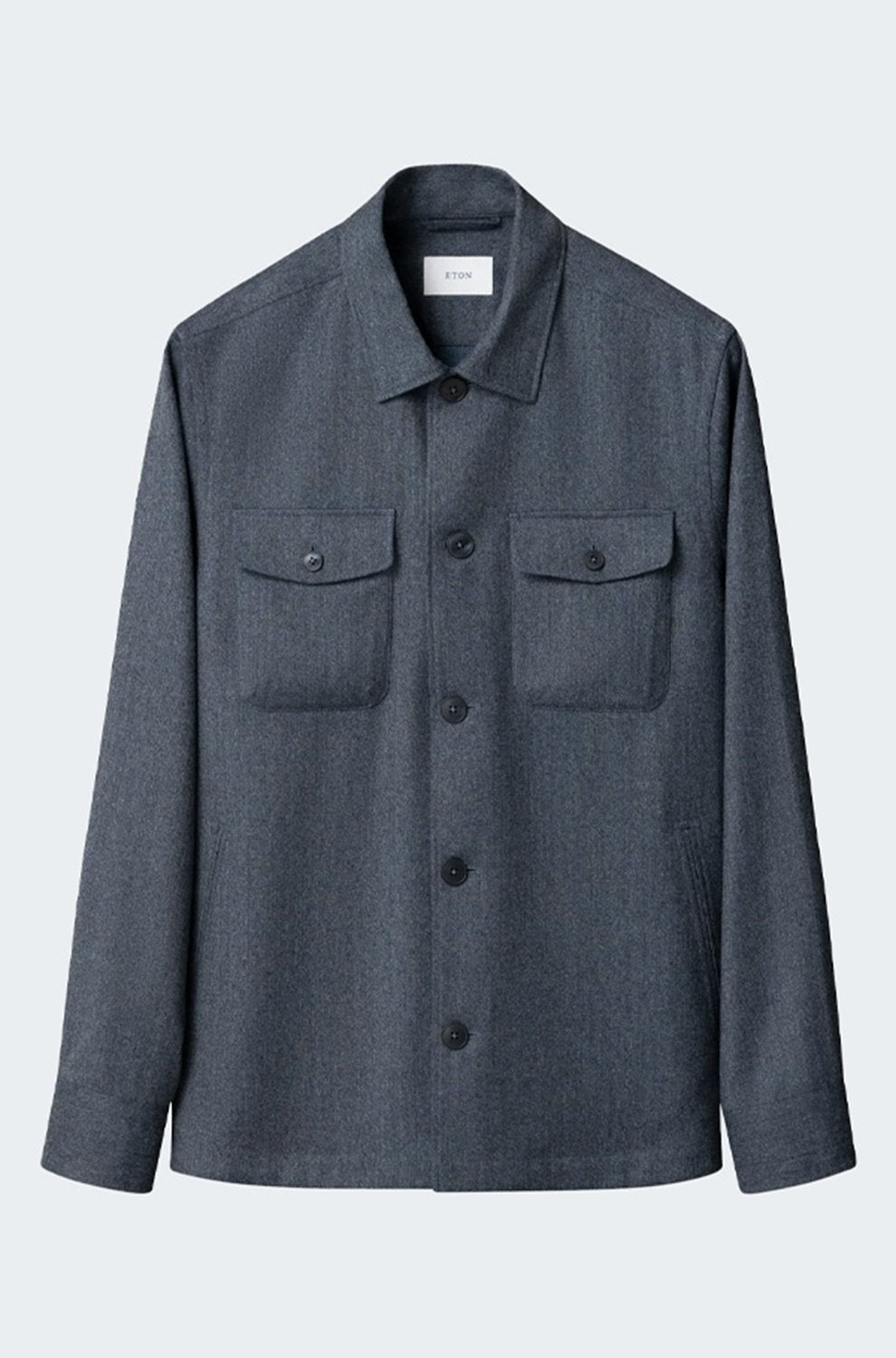 4 Pocket Overshirt in Blue