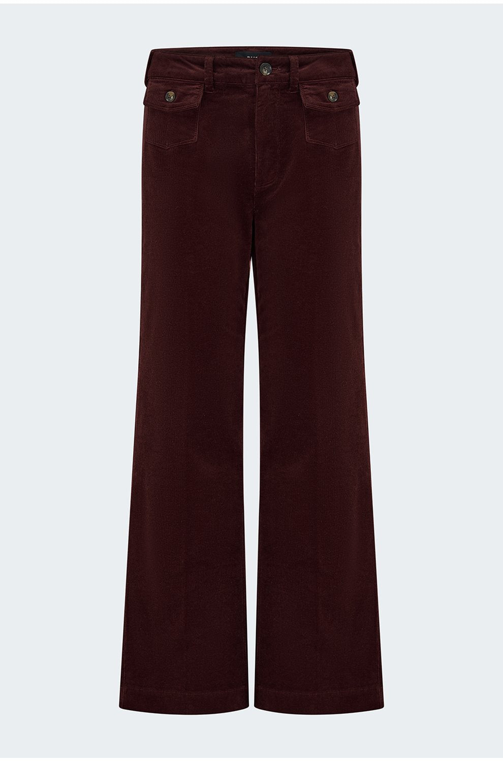 Leenah Ankle Jean in Dark Oxblood Cord