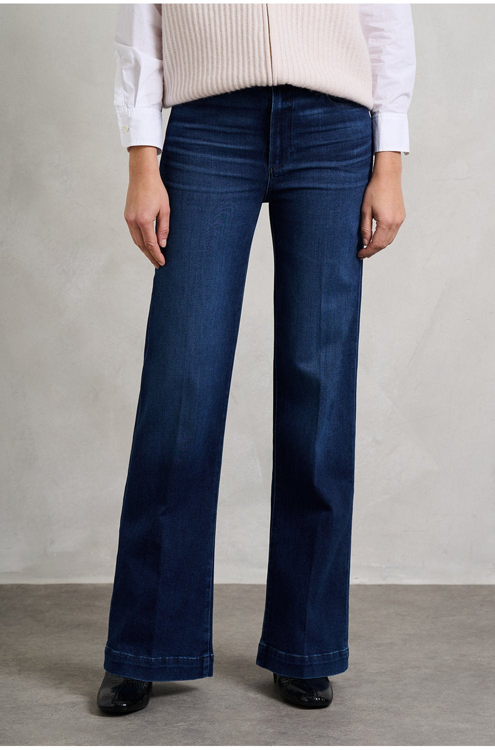 Leenah Wide Jean in Praline