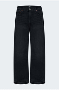 Arellia Ankle With Undone Hem In Black Void
