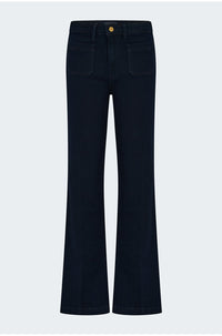 Leenah Wide Jean with Patch Pockets in Control