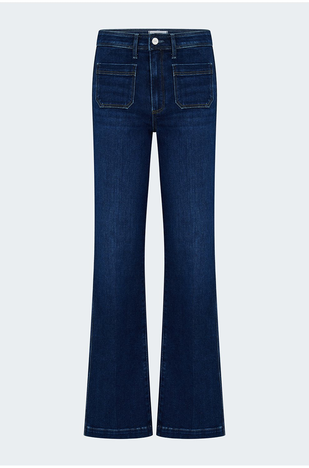 Leenah Wide Jean with Patch Pockets in Cambres