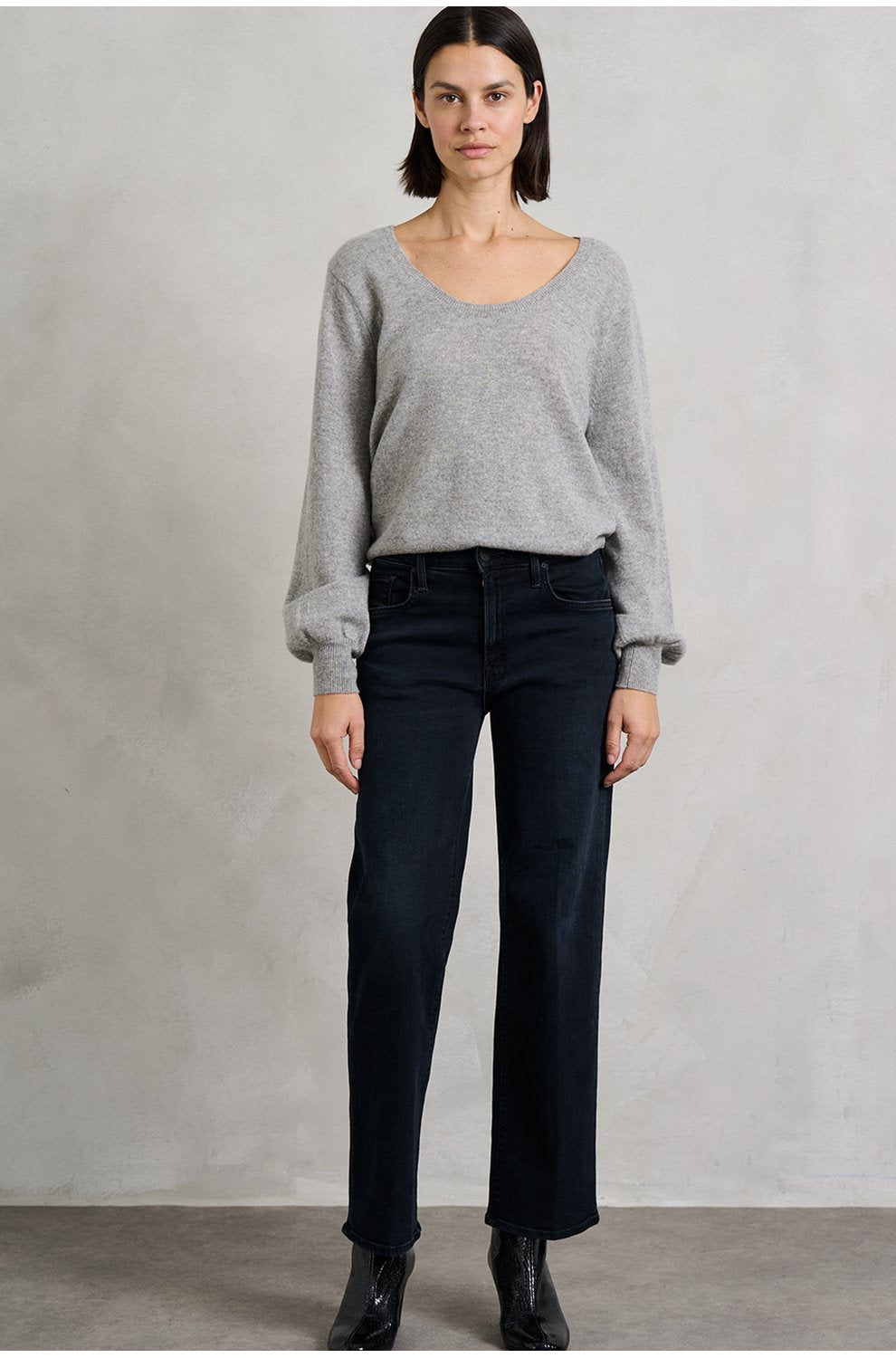 Cathy Scoop Jumper in Koala