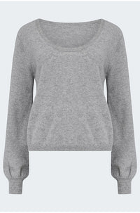 Cathy Scoop Jumper in Koala