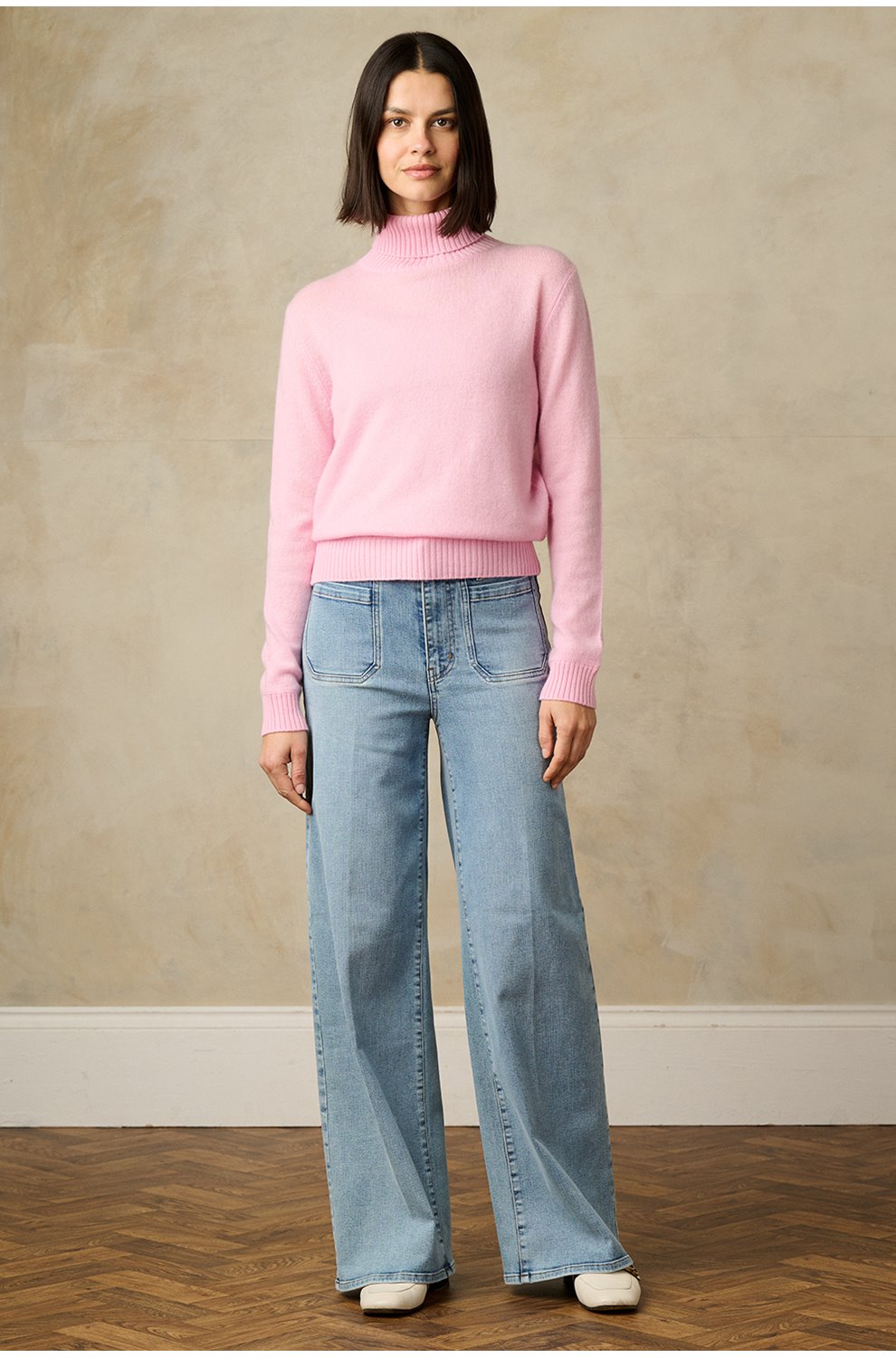 Le Slim Palazzo with Modernist Pockets in Diverge