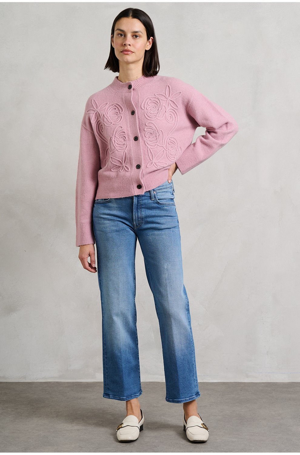 Coralee Cardigan in Ballet