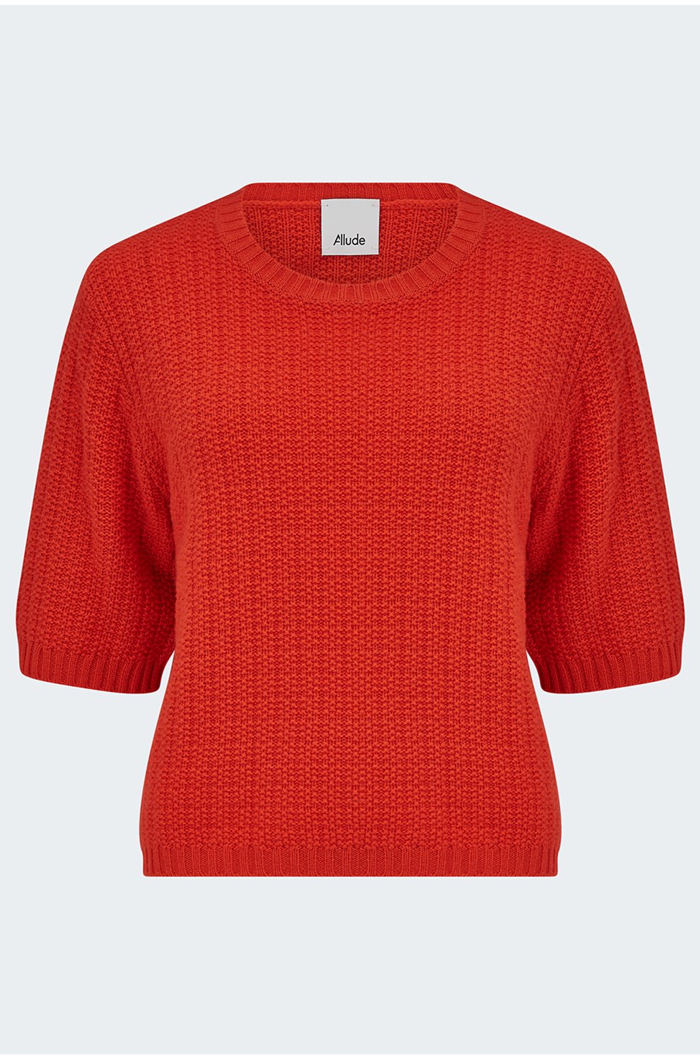 Short Sleeve Knit in Red