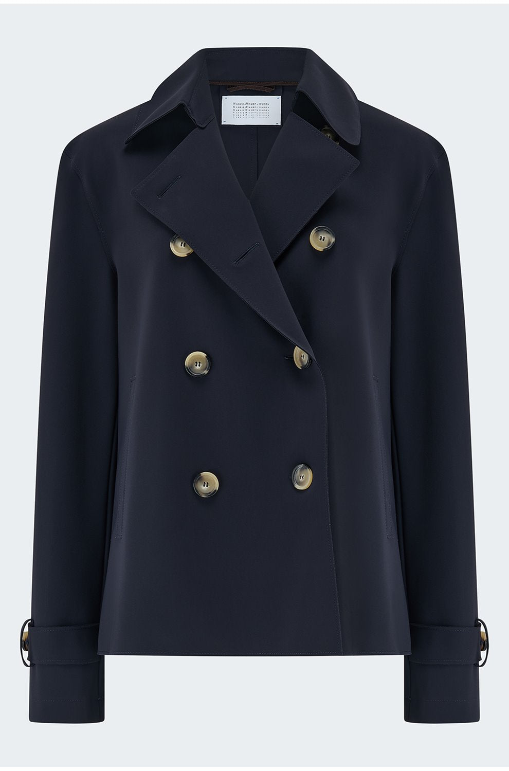 Cropped Trench in Navy