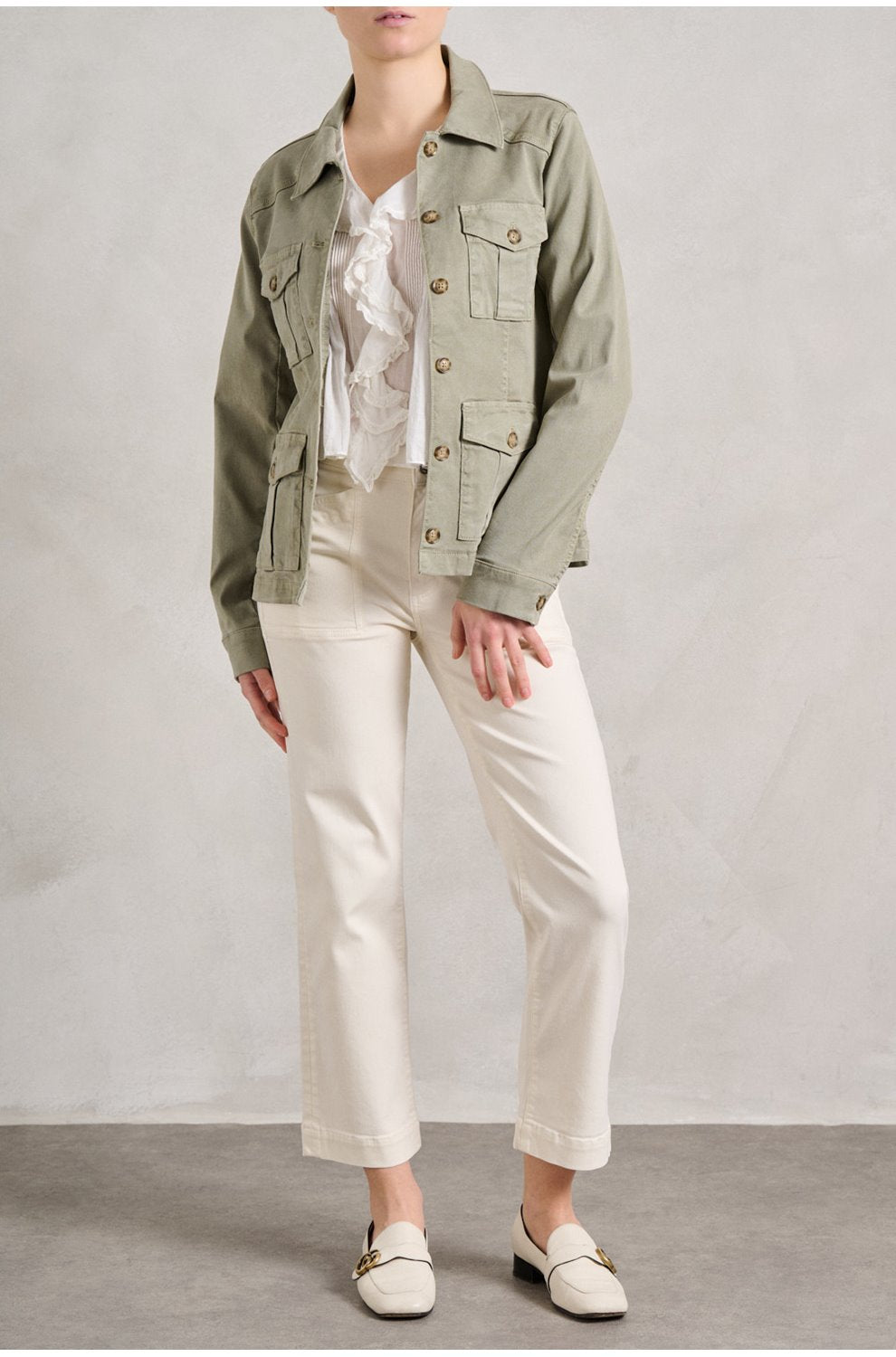 Stacey Jacket in Vintage Oak Moss