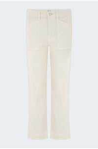 Quincy Ankle Straight Trouser in Quartz Sand