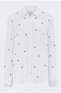 Charli Shirt in Bluebell Carnations