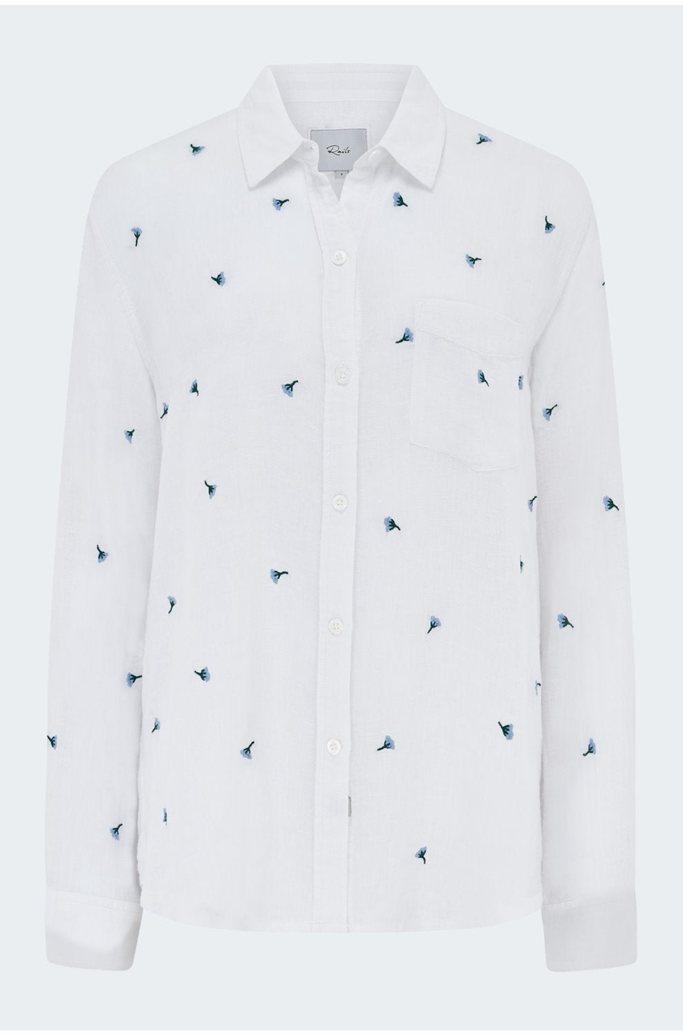 Charli Shirt in Bluebell Carnations