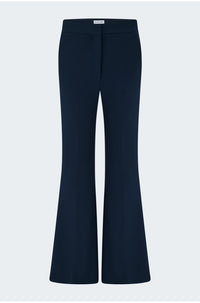 Arden Tailored Flared Pant in Navy