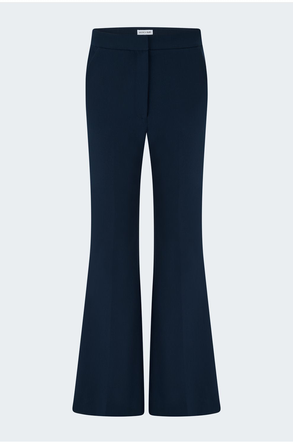 Arden Tailored Flared Pant in Navy