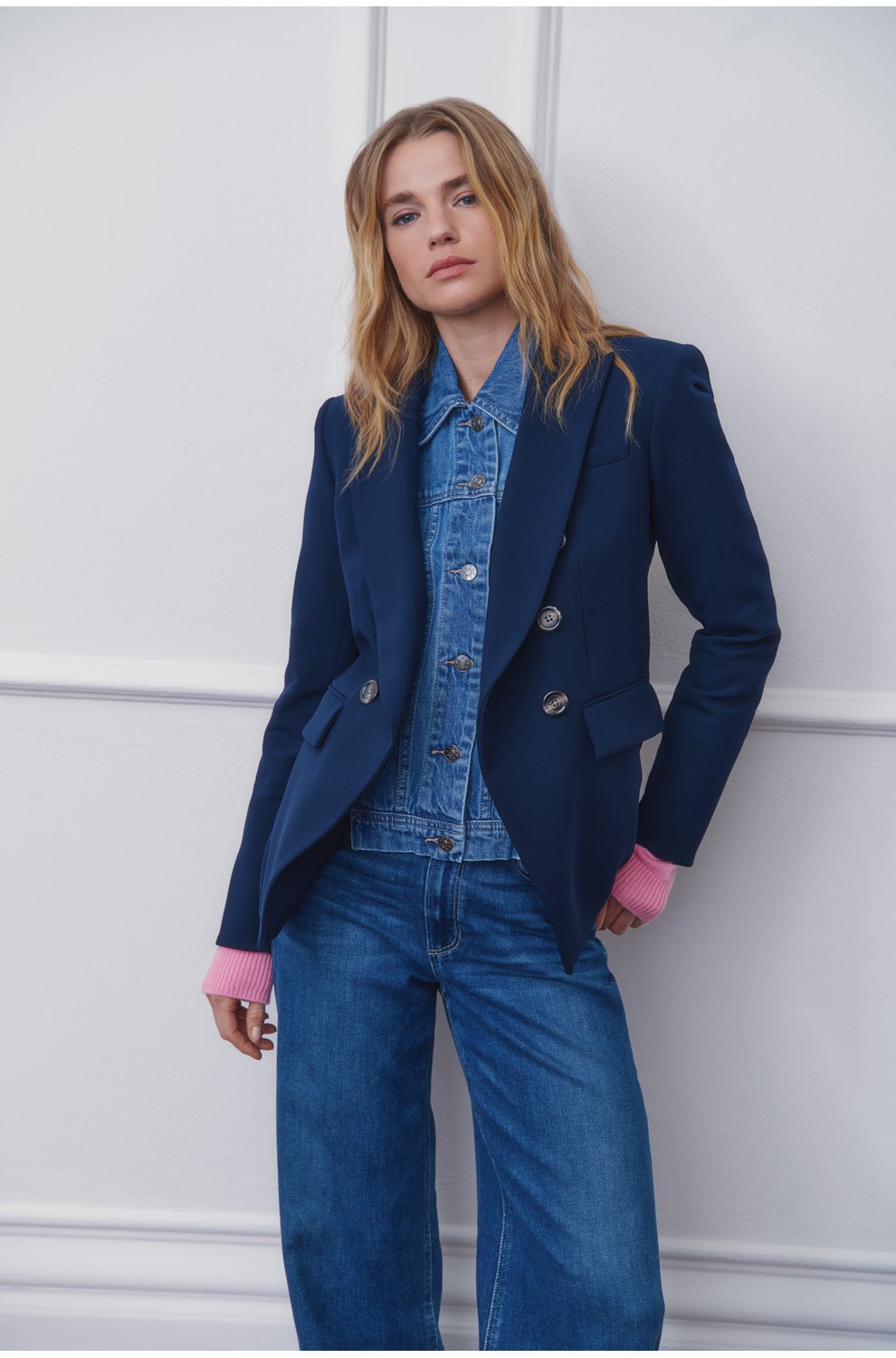 Miller Dickey Jacket in Navy