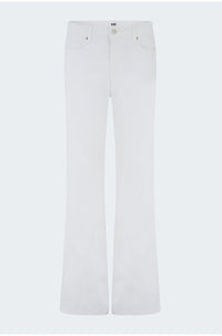 Sofia 33 Flared Jean in Crisp White