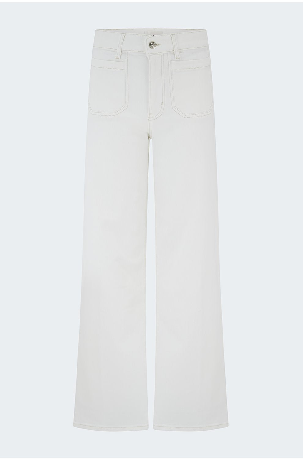 Le Slim Palazzo with Modernist Pockets in Au Natural Clean