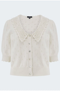 Mindy Knitted Top in Ivory