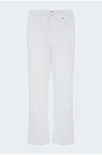 Mason Ankle Straight Jean in Crisp White