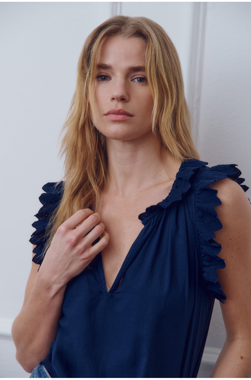 Bexie Top in Navy