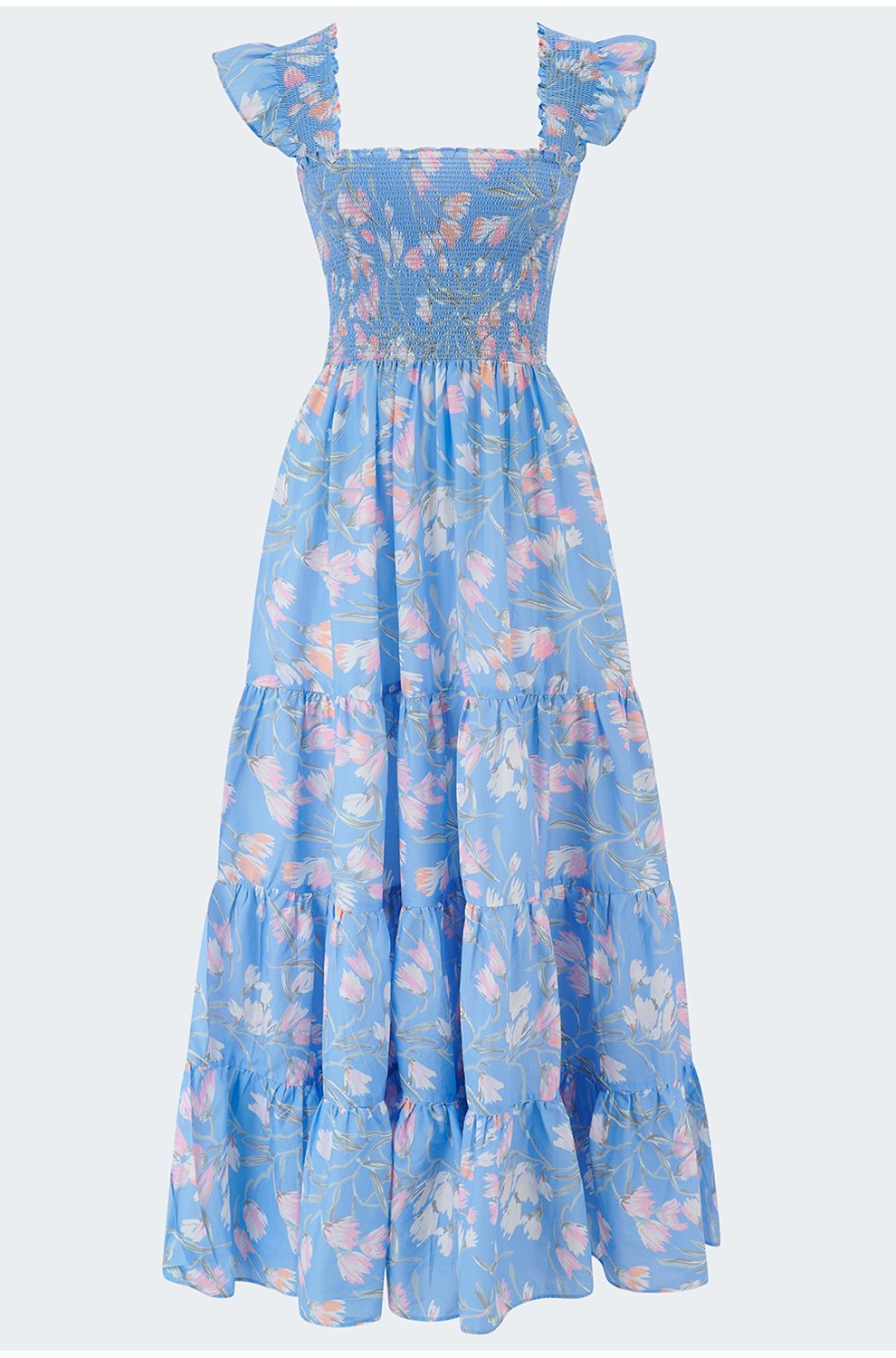 Kendall Dress in Blue Floral