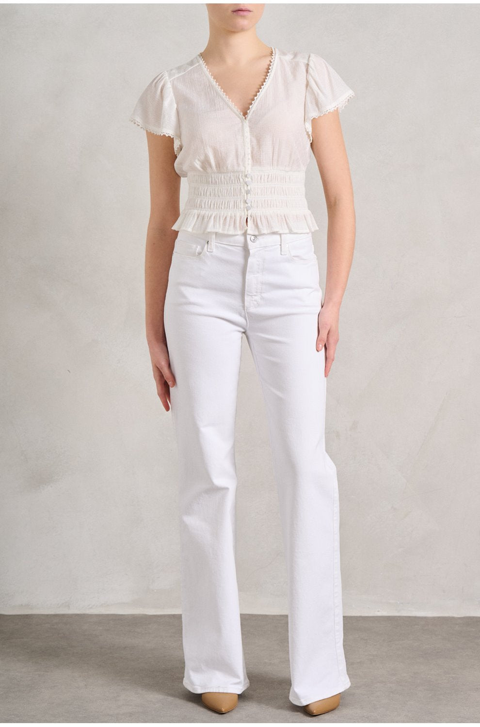 Rive Top in White