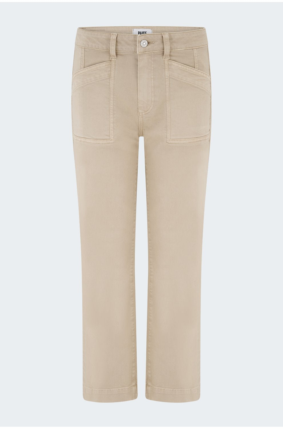 Quincy Ankle Straight Trouser in Warm Sand